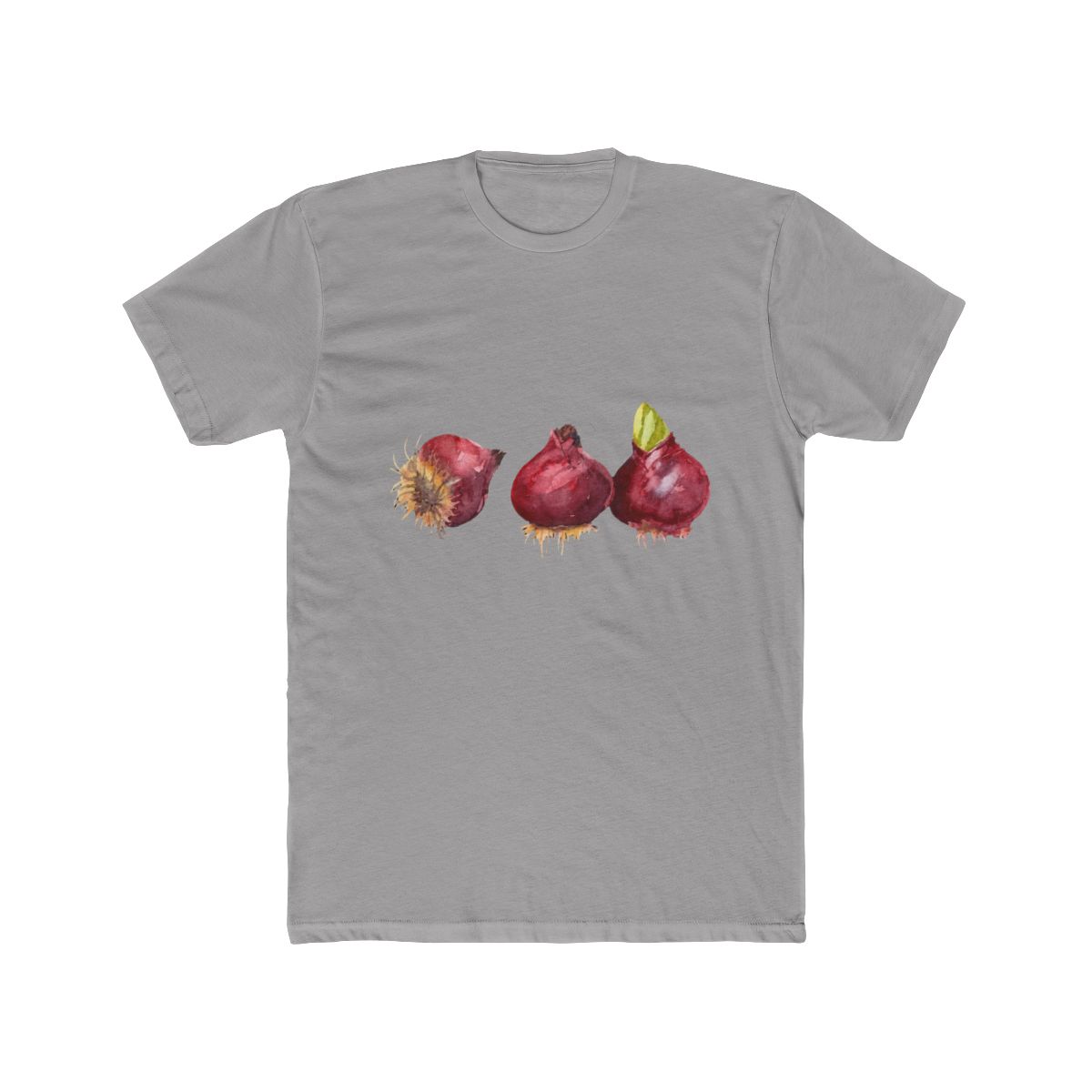 Three Purple Hyacinth Bulbs. Watercolor painting. T Shirt - Official t-shirts merchandise