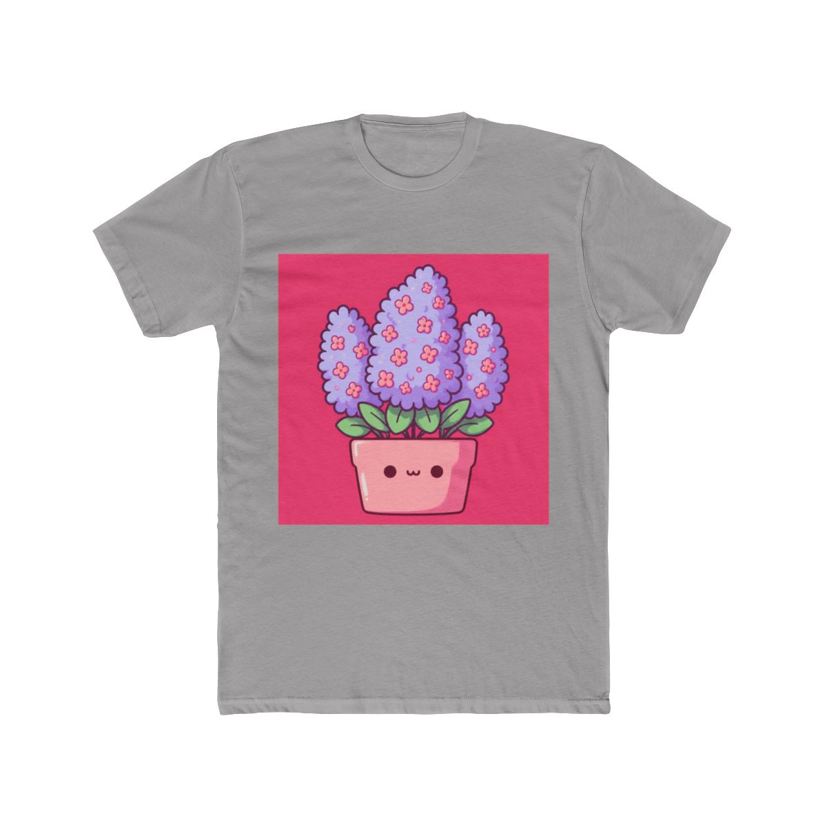 Cute Purple Hyacinths Flower Houseplant | Kawaii Illustration | kawaii cute plant T Shirt - Official t-shirts merchandise